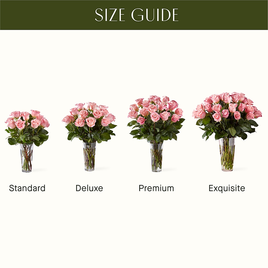 Long Stem Pink Rose Bouquet – ELENA'S FLOWERS, Cleveland OH