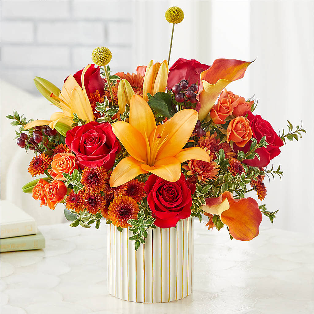 Scarlet Skies Bouquet – ELENA'S FLOWERS, Cleveland OH