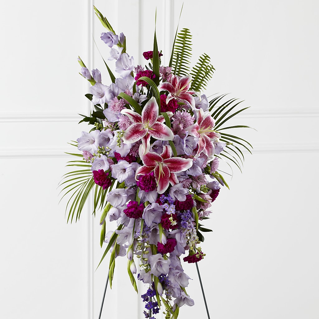 Tender Touch Standing Spray – ELENA'S FLOWERS, Cleveland OH