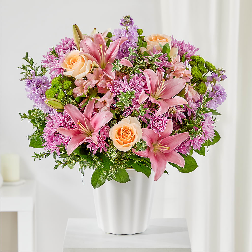 Supportive Embrace Tabletop Basket – ELENA'S FLOWERS, Cleveland OH