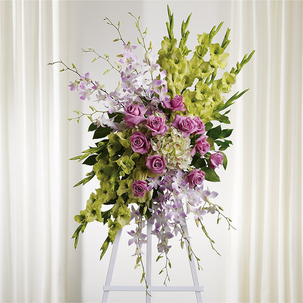 Lasting Legacy Standing Spray – ELENA'S FLOWERS, Cleveland OH