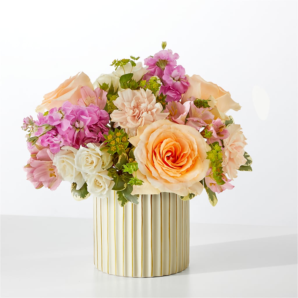 Paradise Bouquet with Ivory Vase – ELENA'S FLOWERS, Cleveland OH