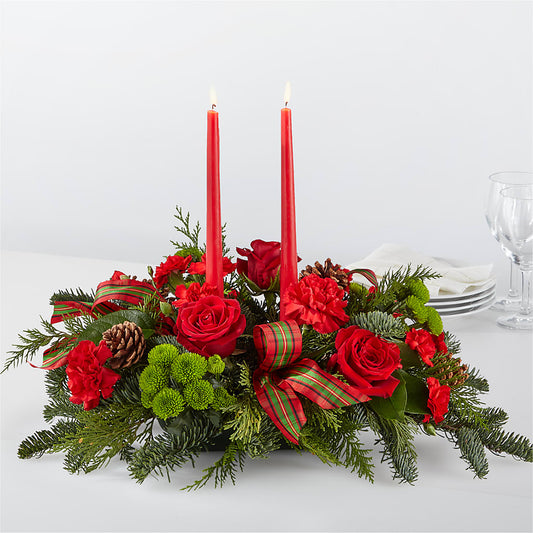 By the Candlelight Centerpiece – ELENA'S FLOWERS, Cleveland OH