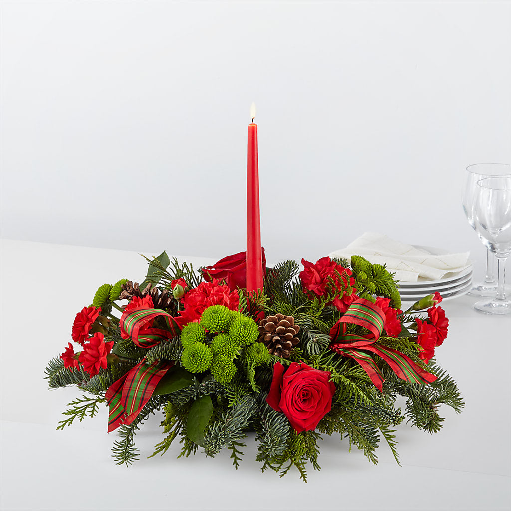 By the Candlelight Centerpiece – ELENA'S FLOWERS, Cleveland OH