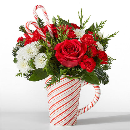 Peppermint Swirl Mug – ELENA'S FLOWERS, Cleveland OH