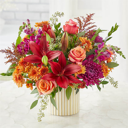 Burgundy Landscape Bouquet – ELENA'S FLOWERS, Cleveland OH