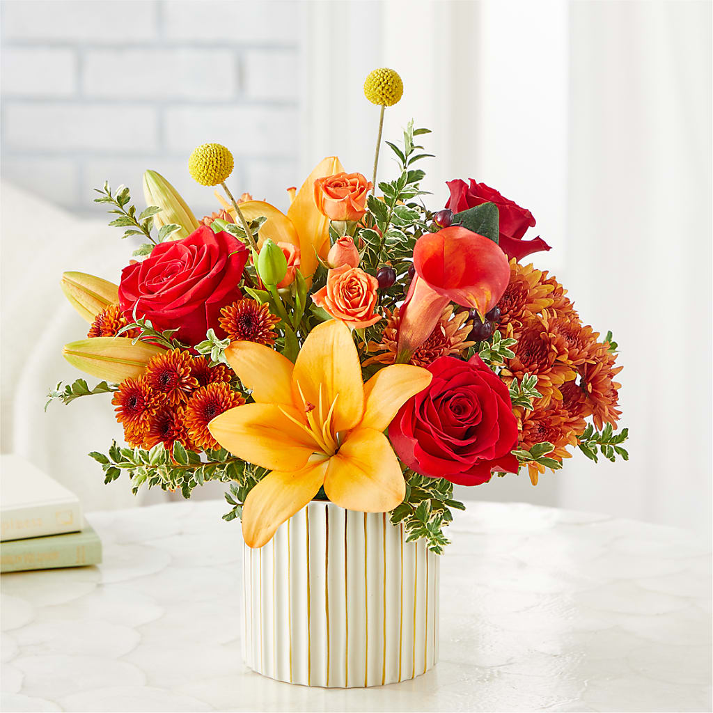 Scarlet Skies Bouquet – ELENA'S FLOWERS, Cleveland OH