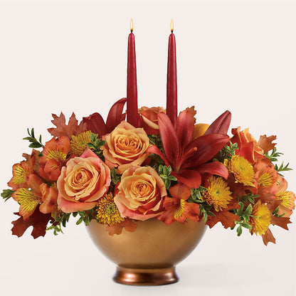 Harvest Table Centerpiece – ELENA'S FLOWERS, Cleveland OH