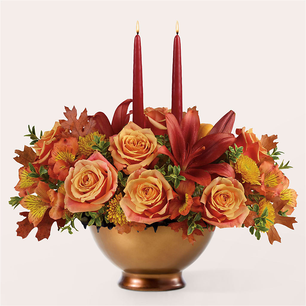 Harvest Table Centerpiece – ELENA'S FLOWERS, Cleveland OH
