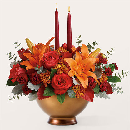 Fruits of Fall Centerpiece – ELENA'S FLOWERS, Cleveland OH
