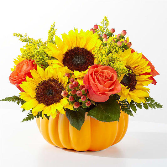 Pick of the Patch Pumpkin Bouquet – ELENA'S FLOWERS, Cleveland OH
