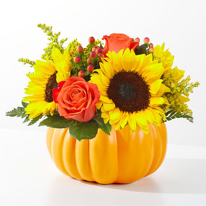 Pick of the Patch Pumpkin Bouquet – ELENA'S FLOWERS, Cleveland OH