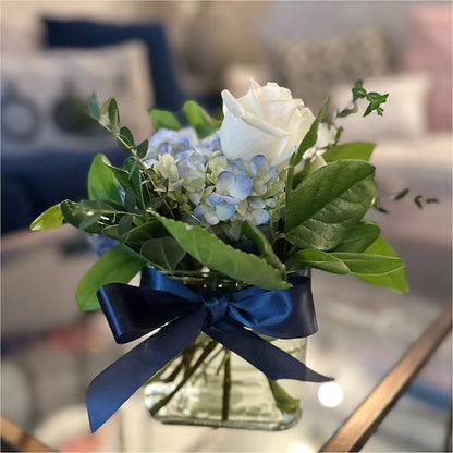 Sky Blue Delight Bouquet – ELENA'S FLOWERS, Cleveland OH