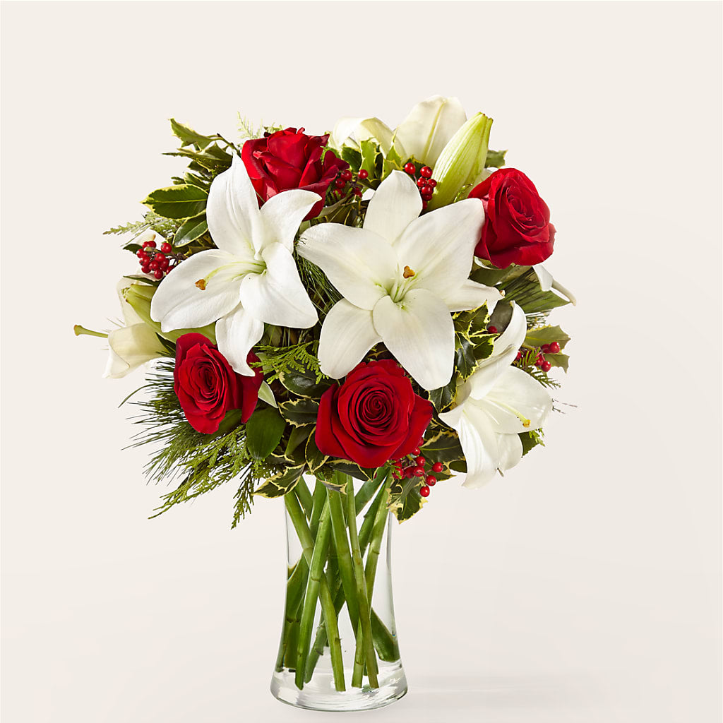 Sparkling Snowflakes Bouquet – ELENA'S FLOWERS, Cleveland OH