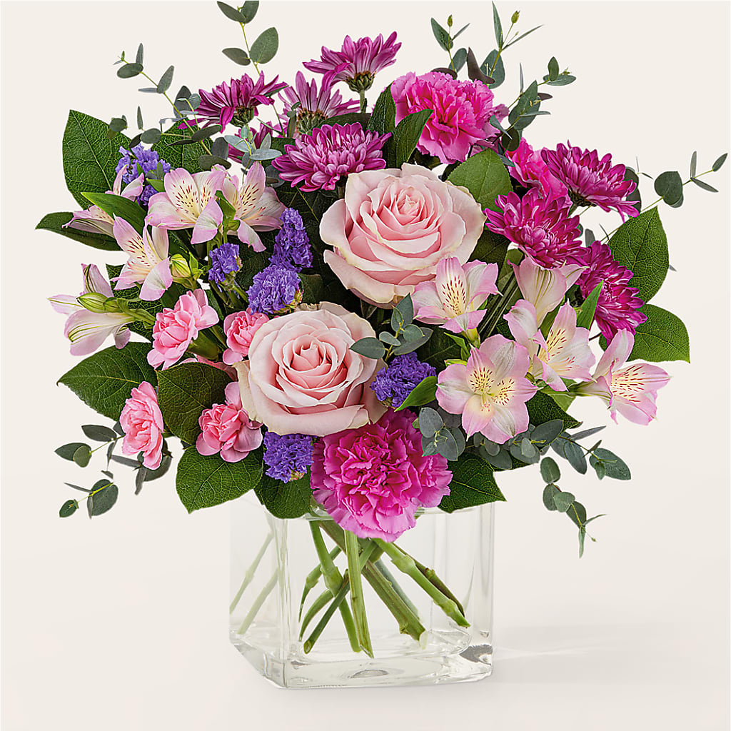 Rosy Radiance Bouquet – ELENA'S FLOWERS, Cleveland OH