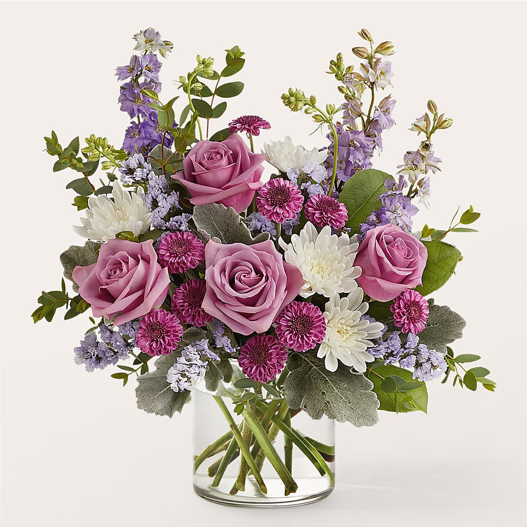 Violet Frost Bouquet – ELENA'S FLOWERS, Cleveland OH