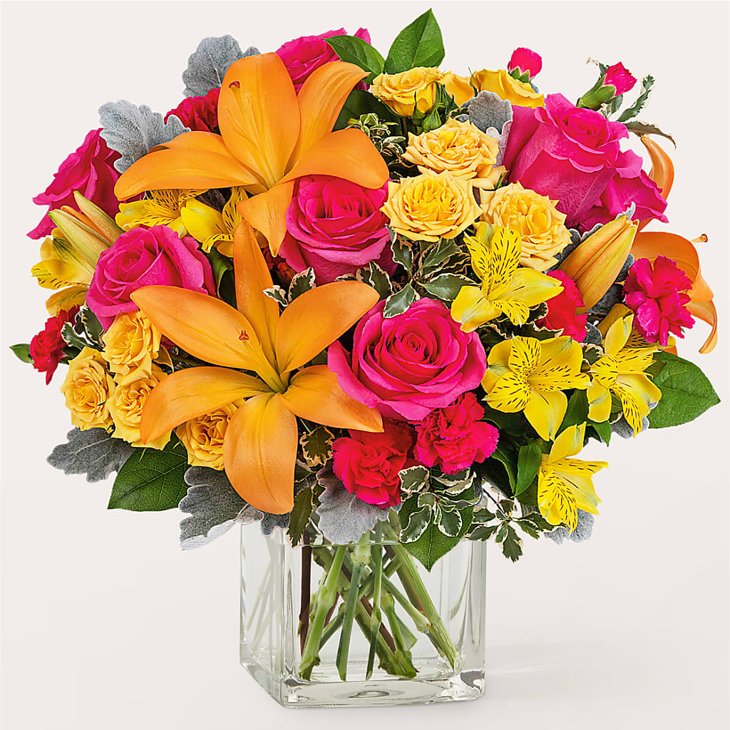 To the Tropics Bouquet – ELENA'S FLOWERS, Cleveland OH