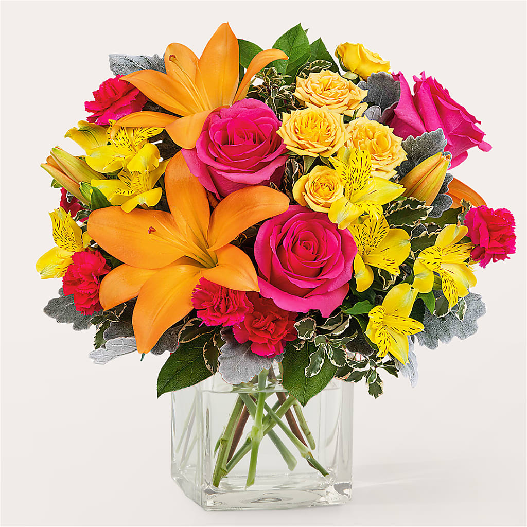 To the Tropics Bouquet – ELENA'S FLOWERS, Cleveland OH