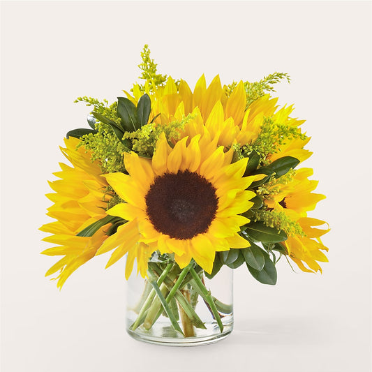 Beaming Sunflower Bouquet – ELENA'S FLOWERS, Cleveland OH