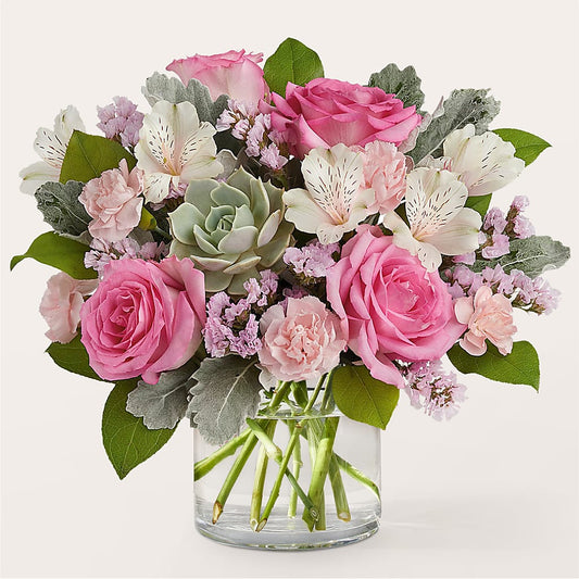 Dusty Rose Bouquet – ELENA'S FLOWERS, Cleveland OH