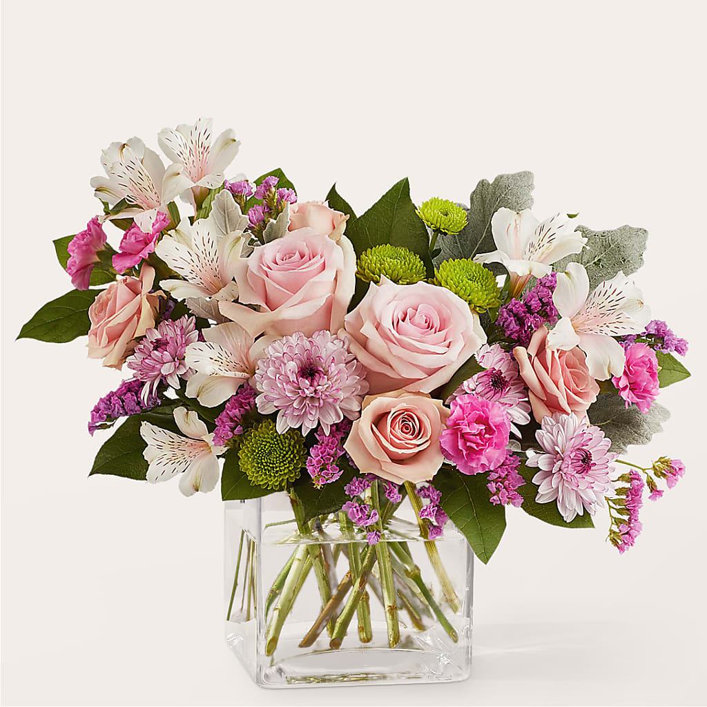 Pink Suede Bouquet – ELENA'S FLOWERS, Cleveland OH