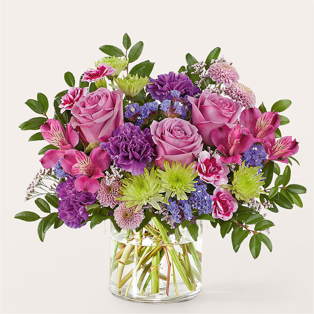Glass Half Full Bouquet – ELENA'S FLOWERS, Cleveland OH