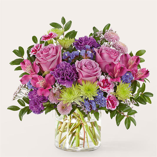 Glass Half Full Bouquet – ELENA'S FLOWERS, Cleveland OH