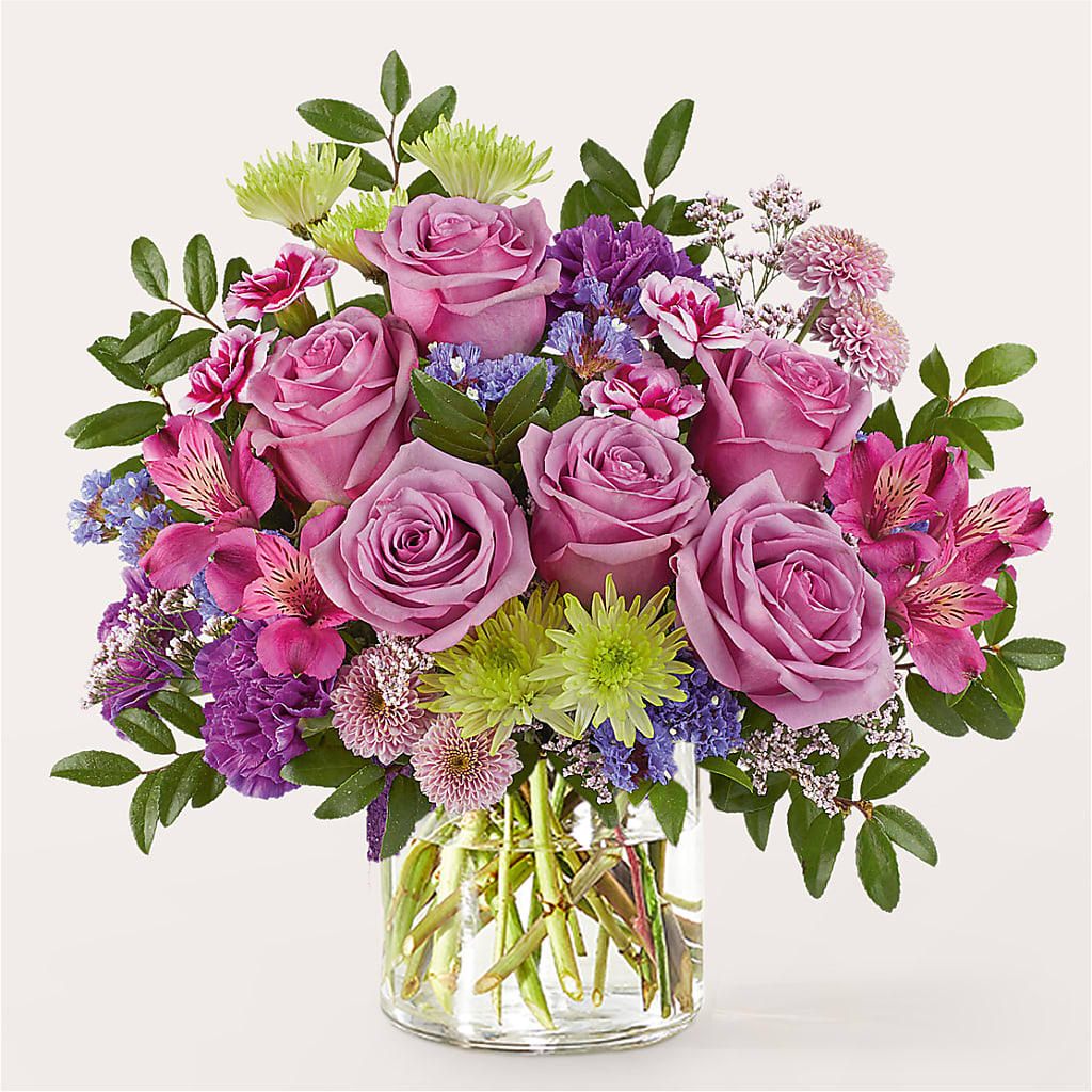Glass Half Full Bouquet – ELENA'S FLOWERS, Cleveland OH