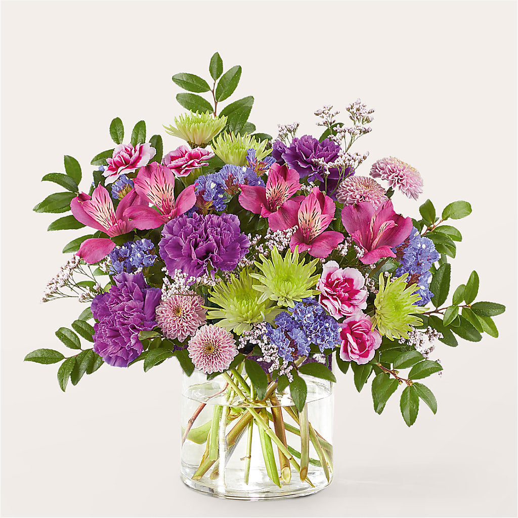 Glass Half Full Bouquet – ELENA'S FLOWERS, Cleveland OH