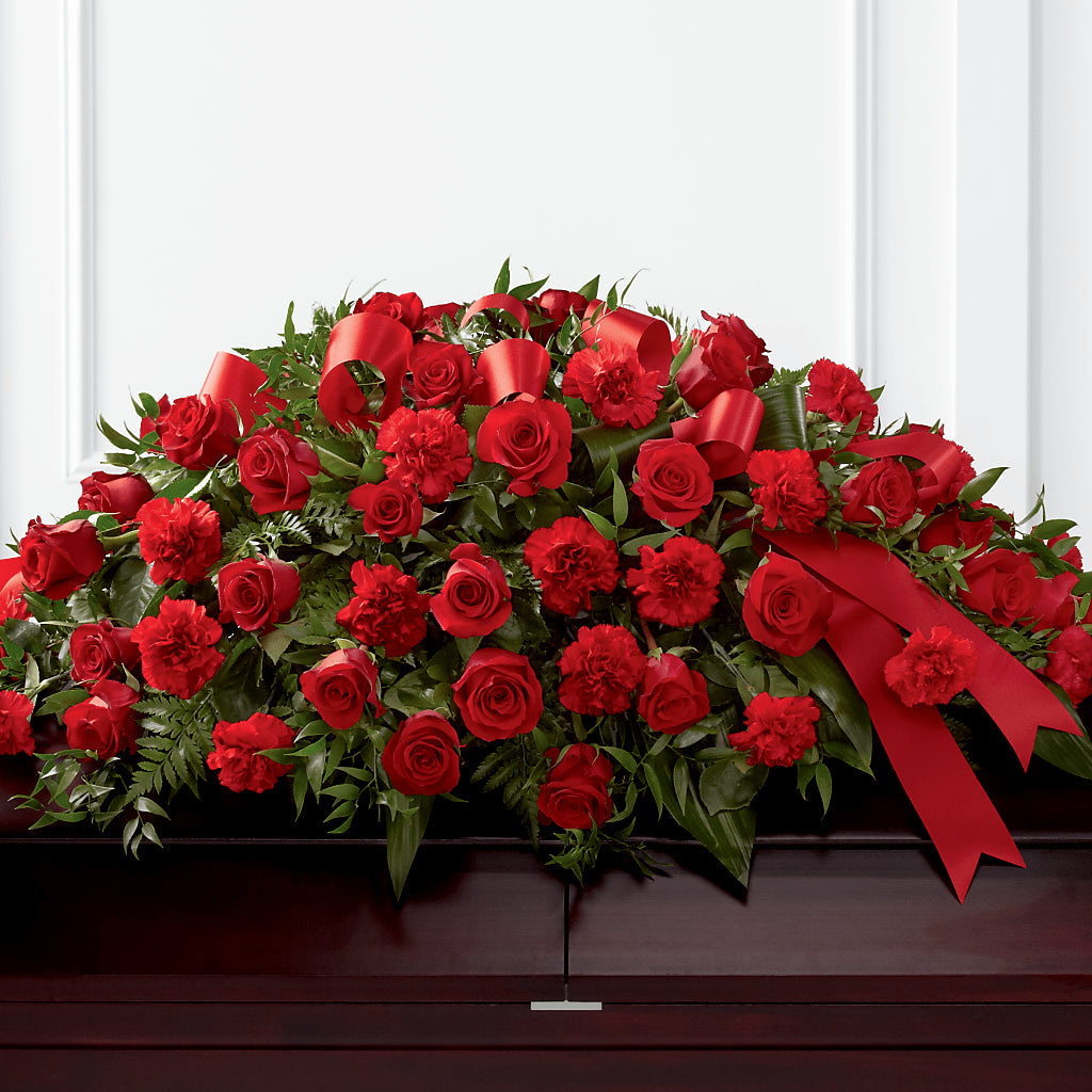 Tribute of Life Casket Spray – ELENA'S FLOWERS, Cleveland OH