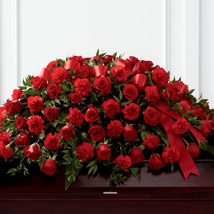 Tribute of Life Casket Spray – ELENA'S FLOWERS, Cleveland OH