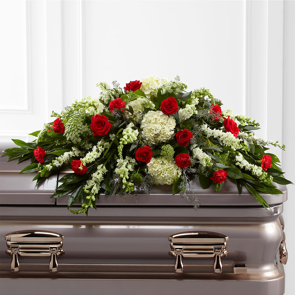 Sincerity Casket Spray – ELENA'S FLOWERS, Cleveland OH
