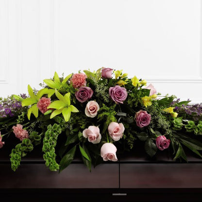 Forever Beloved Casket Spray – ELENA'S FLOWERS, Cleveland OH