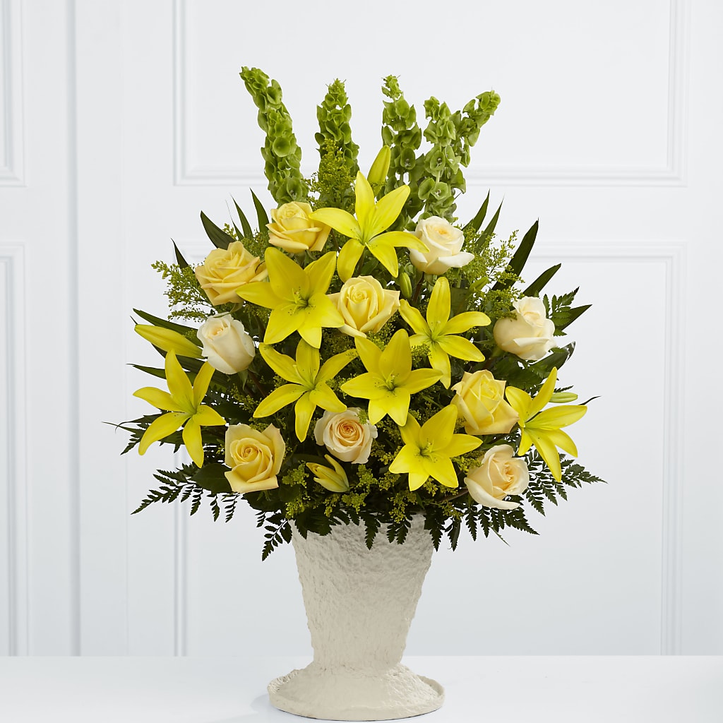 Golden Memories Arrangement – ELENA'S FLOWERS, Cleveland OH