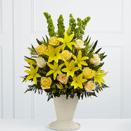 Golden Memories Arrangement – ELENA'S FLOWERS, Cleveland OH