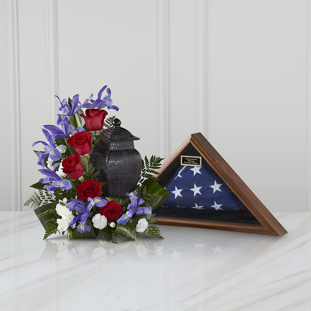 Patriotic Tribute Arrangement – ELENA'S FLOWERS, Cleveland OH
