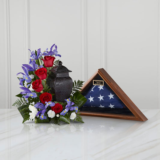 Patriotic Tribute Arrangement – ELENA'S FLOWERS, Cleveland OH