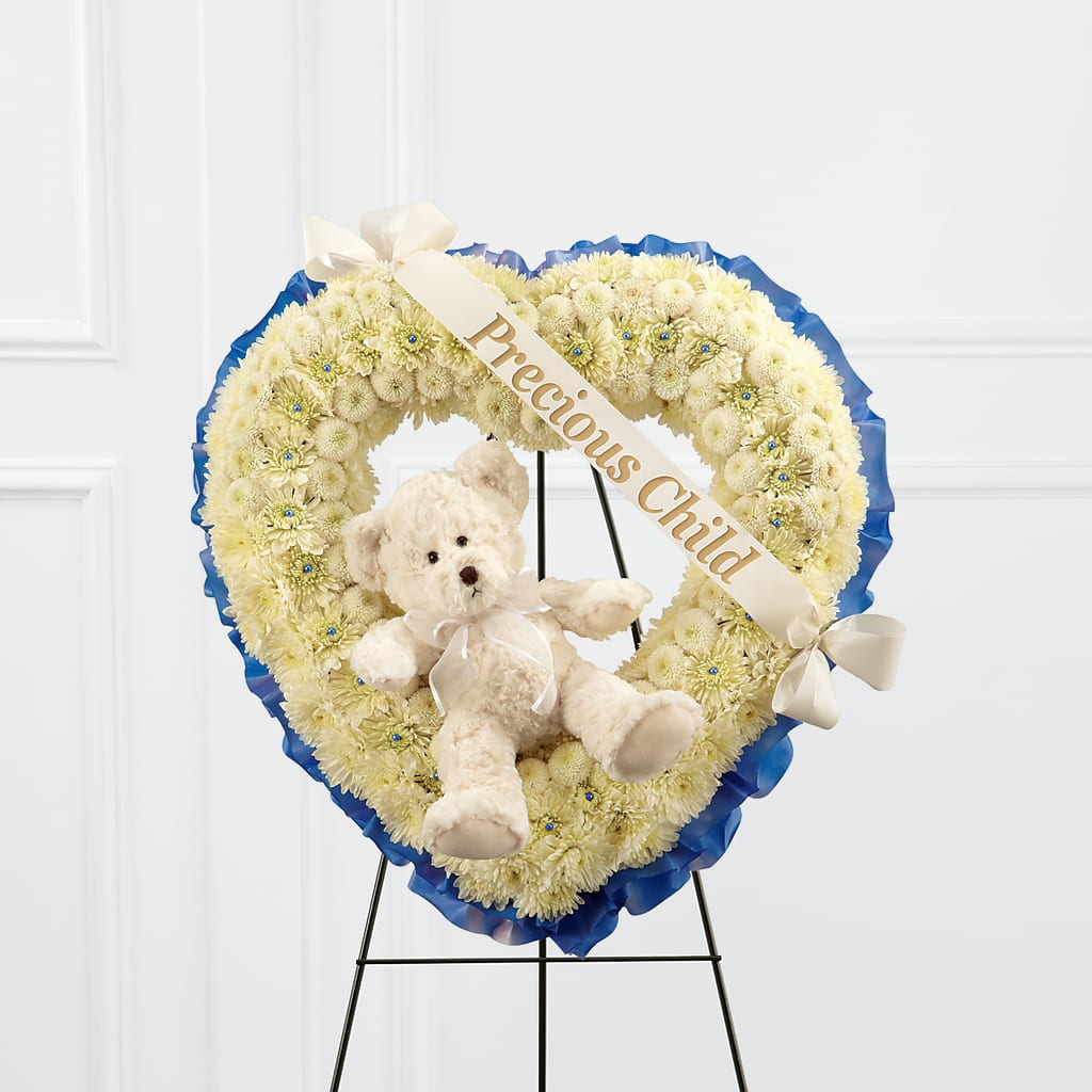Precious Child Standing Heart – ELENA'S FLOWERS, Cleveland OH
