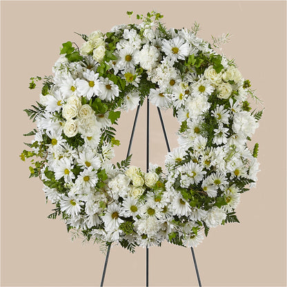 Faithful Wishes Wreath – ELENA'S FLOWERS, Cleveland OH