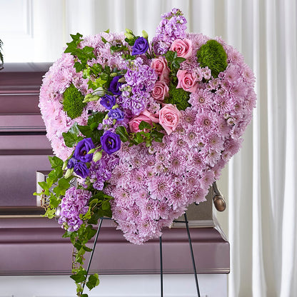 Treasured Love Standing Heart – ELENA'S FLOWERS, Cleveland OH
