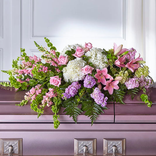 Life's Gratitude Casket Spray – ELENA'S FLOWERS, Cleveland OH