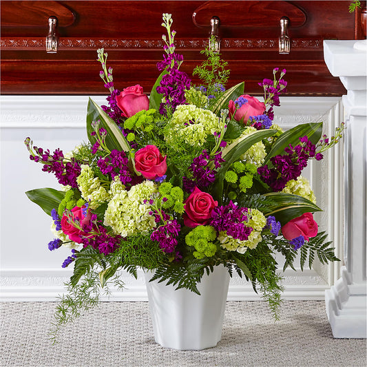 Beautiful Horizons Floor Basket – ELENA'S FLOWERS, Cleveland OH