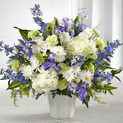 Soft Serenity Floor Basket – ELENA'S FLOWERS, Cleveland OH
