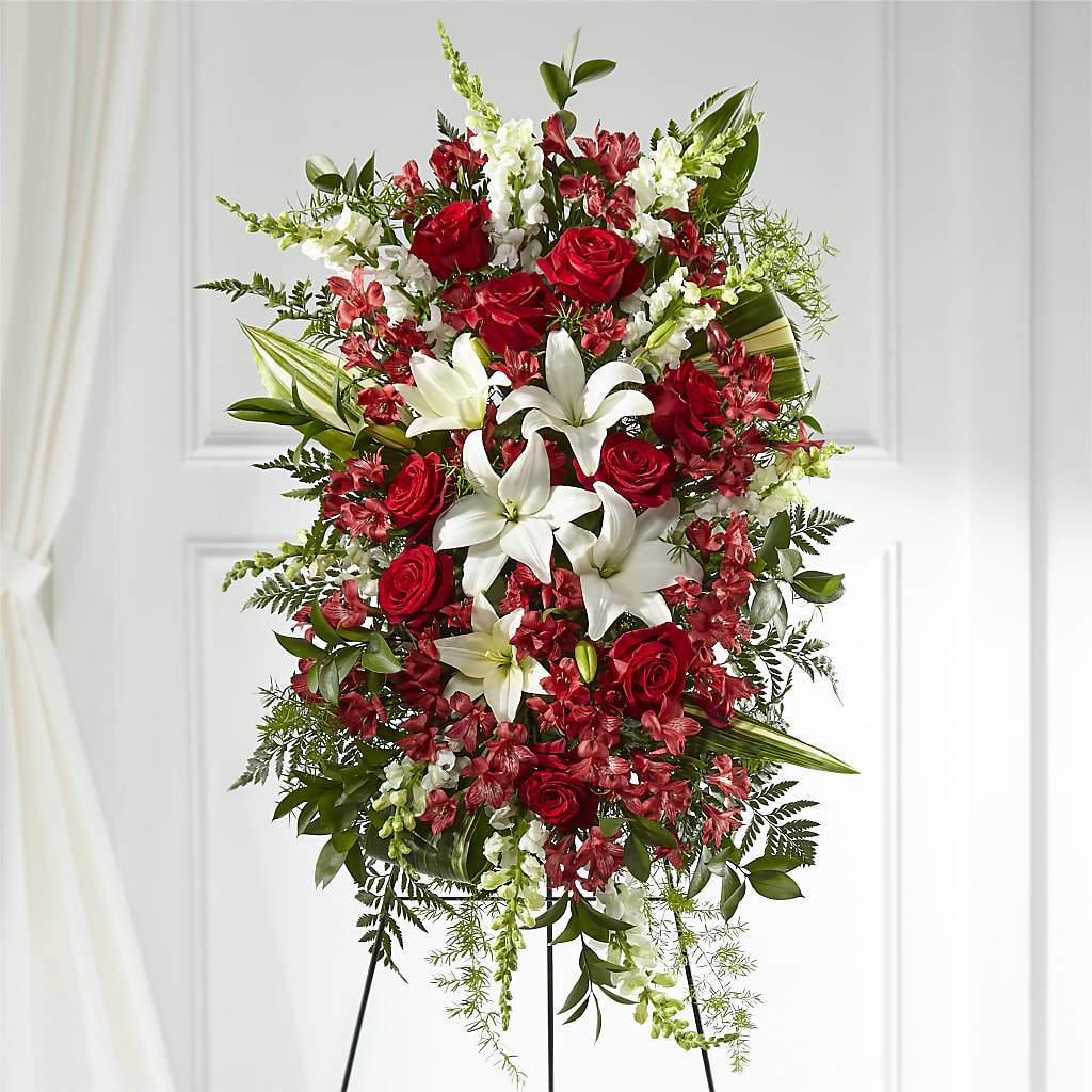 Everlasting Memory Standing Spray – ELENA'S FLOWERS, Cleveland OH