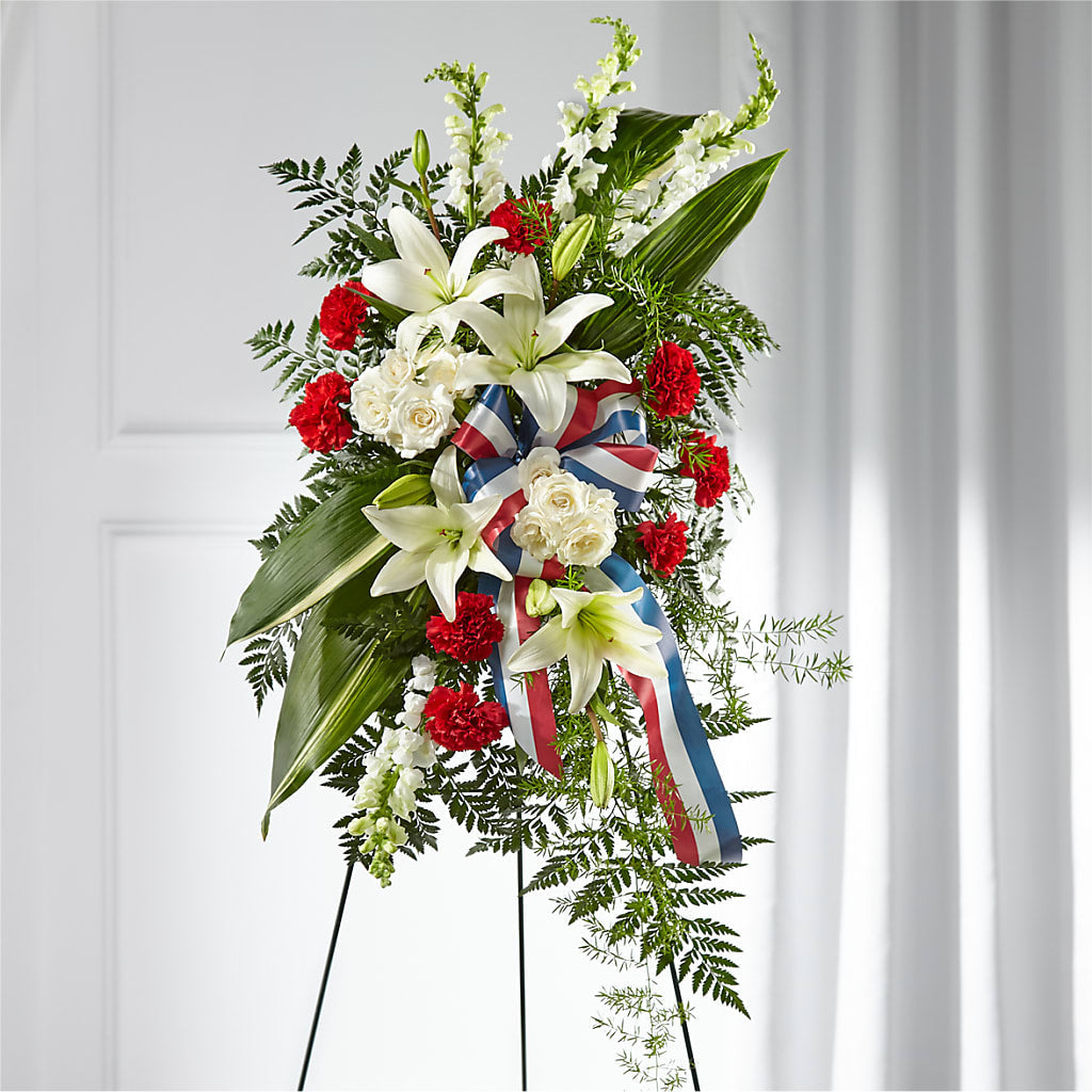 Stars of Life Standing Spray – ELENA'S FLOWERS, Cleveland OH