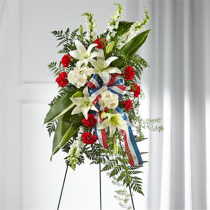 Stars of Life Standing Spray – ELENA'S FLOWERS, Cleveland OH