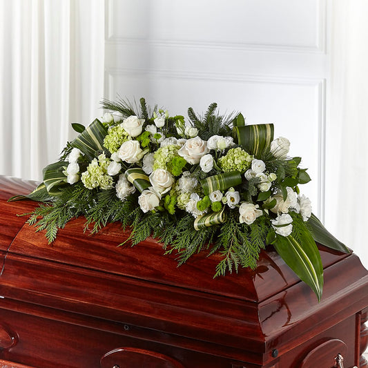 Hopeful Gesture Casket Spray – ELENA'S FLOWERS, Cleveland OH