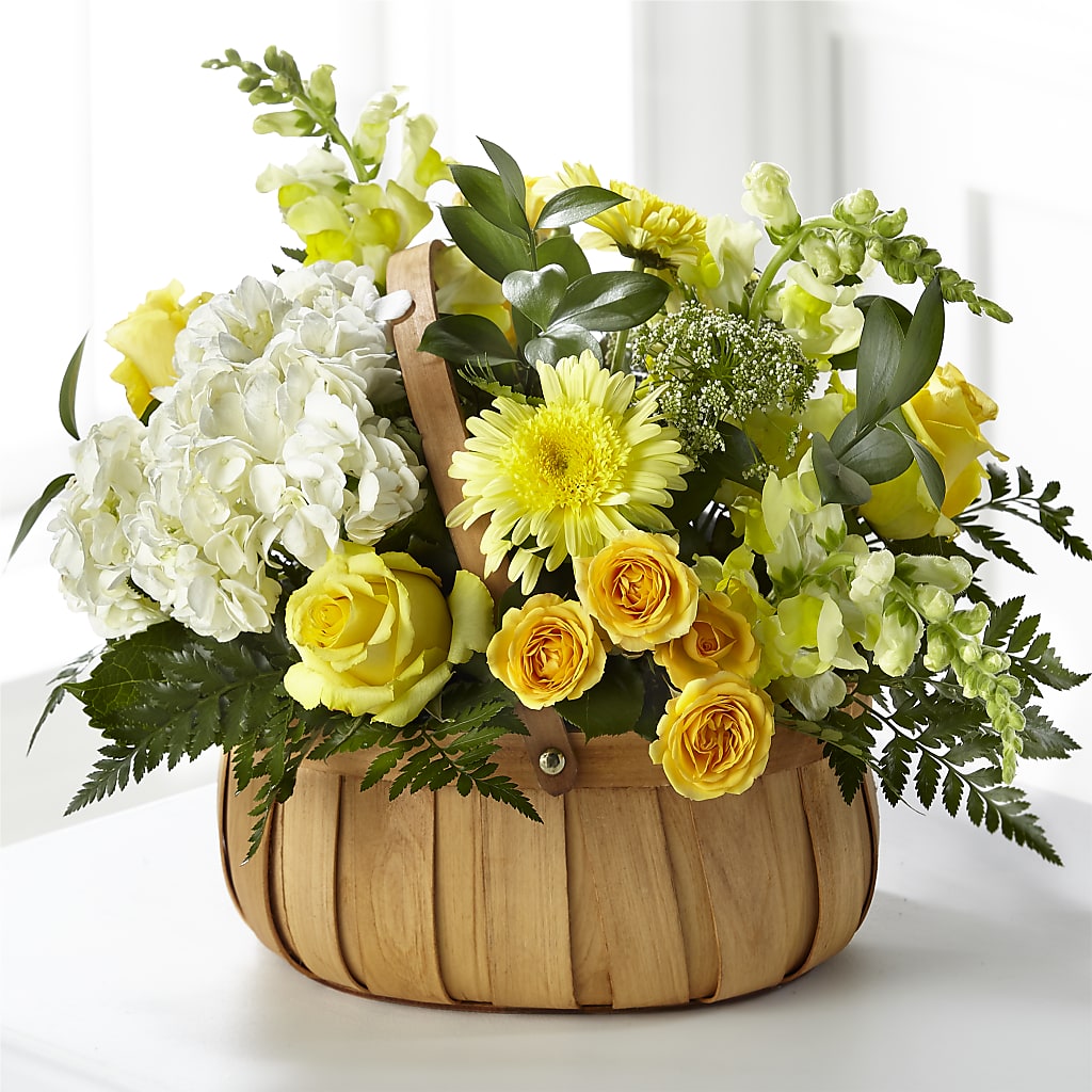 Rustic Remembrance Basket – ELENA'S FLOWERS, Cleveland OH