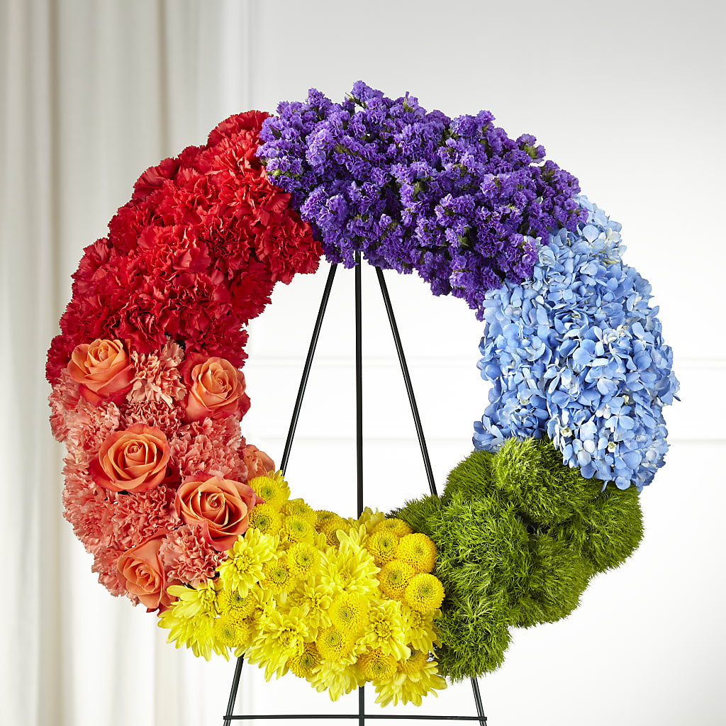 Circle of Love Wreath – ELENA'S FLOWERS, Cleveland OH