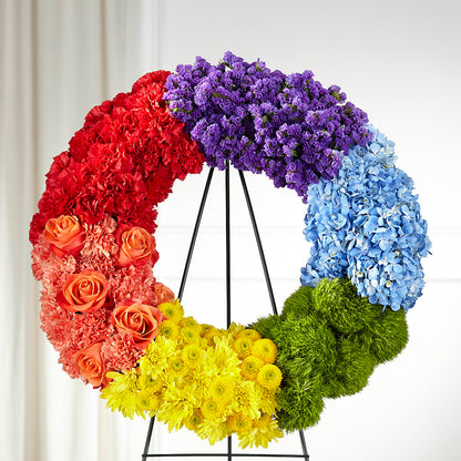 Circle of Love Wreath – ELENA'S FLOWERS, Cleveland OH